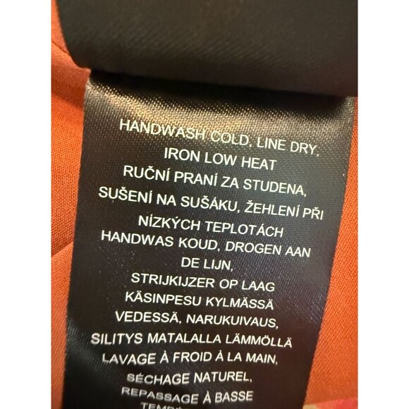 NWT Andrea Iyamah Behati Cropped Top & Wrap Midi Skirt Set Coral ‎ Size S - Picture 12 of 14